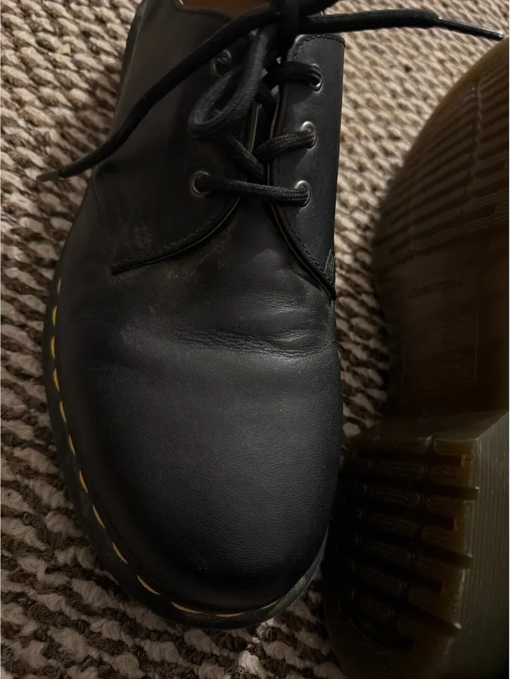 Dr Martens 3 Hole Leather Oxford Casual Shoes Mens 10